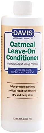 Davis Oatmeal Leave-On Dog & Cat Conditioner, 12-Ounce, DM112 12