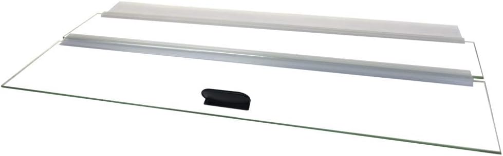 H2Pro 24" Glass Canopy for 15/20/ 55-Gallon Aqueon All Glass Marineland Perfecto Aquarium Fish Tank (23.07 x 11.69 x 0.16in)