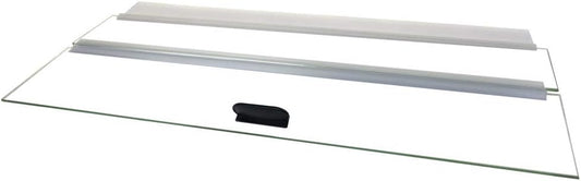 H2Pro 24" Glass Canopy for 15/20/ 55-Gallon Aqueon All Glass Marineland Perfecto Aquarium Fish Tank (23.07 x 11.69 x 0.16in)