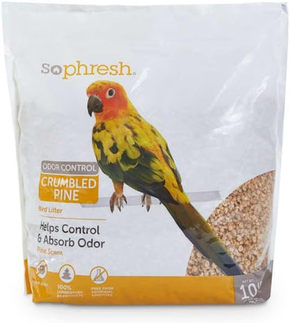 So Phresh Odor Control Crumbled Pine Bird Litter 10 lbs.