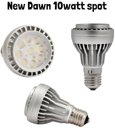 Reptile Systems New Dawn LED Spot – Focused 6500K 10w Daylight Beam for Controlled Illumination – Ideal for Terrariums & Vivariums – Compact Design, Easy to Mount