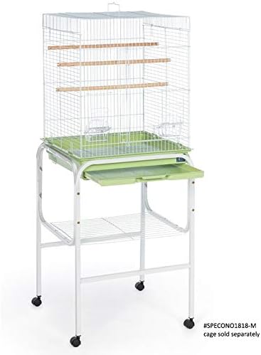 Prevue Pet Products Bird Cage Stand with Shelf, White