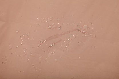 Dog Bed Cover – Waterproof Cover for Dog Bed – Heavy Duty, Machine Washable Zippered Liner – Durable, USA-Made Fabric for Pets – Ideal Pet Bedding Protector for Accidents and Messes - Medium (Tan)