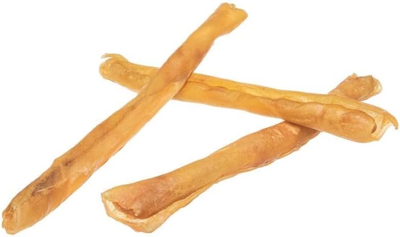 Beef Collagen Sticks - Long Lasting Chews. Bully Sticks Alternative, High Protein Dental Treats with Natural Collagen for Dogs. Supports Joint, Skin & Coat Health