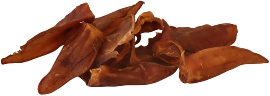 Pet's Choice Pig Ears, Plain, 10pk, Brown (PIG-EAR10PK)