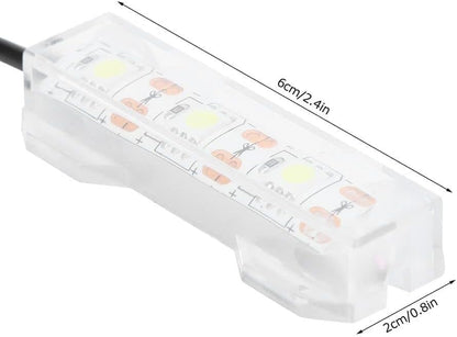 Blue Light Small Aquarium Led Light, Multicolor Led Fish Tank for Freshwater Plants Aquarium Accessories，Fish and Aquatic Pets, Pet Supplies