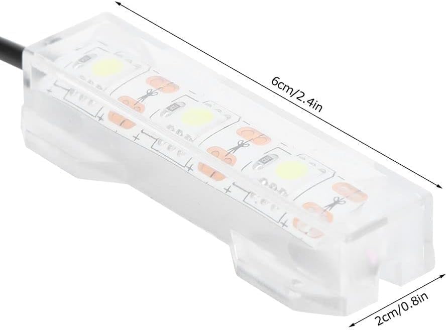 Blue Light Small Aquarium Led Light, Multicolor Led Fish Tank for Freshwater Plants Aquarium Accessories，Fish and Aquatic Pets, Pet Supplies