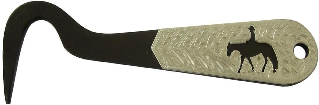 AJ Tack Antique Brown Steel Hoof Pick Cowboy Cutting