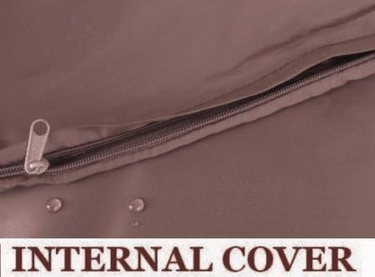 Dogbed4less 1 Pack Internal Duvet Case Waterproof Zipper Dog Bed Cover for XXL Large 55"x37"X4" Memory Foam Pad Pet Bed - 59"x41" Flat