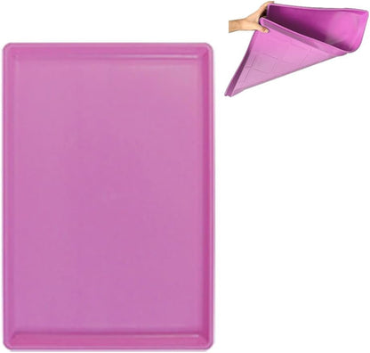 Plastic Bottom for Pet Cages Crates Replacement Tray Dog Crate Avoid Water or Spilling Out Dishwasher Safe Pink 22.8" LX16.3 WX1.2 H