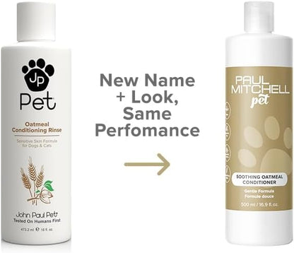Paul Mitchell Pet Soothing Oatmeal Conditioner, Gentle Formula, 16.9 fl oz