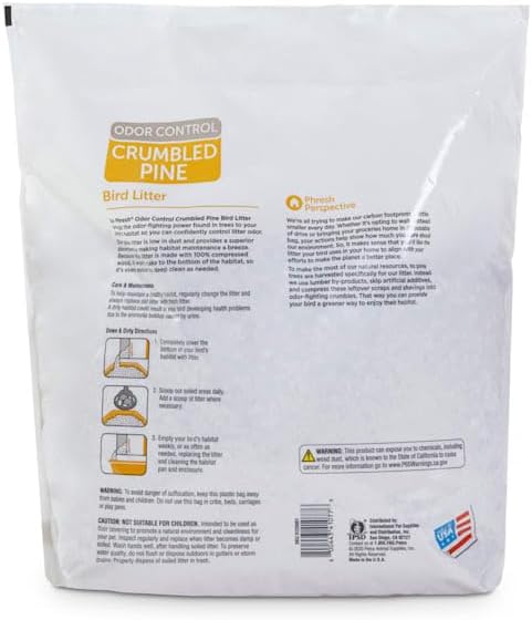 So Phresh Odor Control Crumbled Pine Bird Litter 10 lbs.