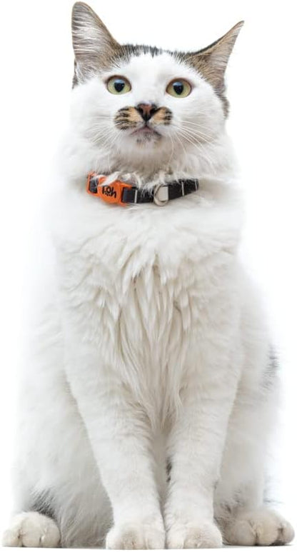 Breakaway Cat Collar – Stylish & Safe Adjustable Kitten Collar Breakaway – Cute Cat Collar for Kittens & Cats – Soft Pet Collar for Girls & Boys – Cat Accessories (Eclipse)