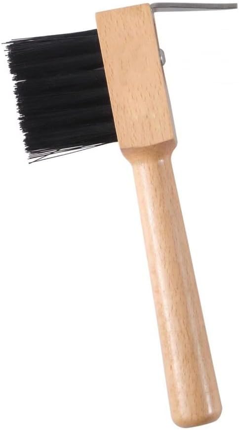 Horses Hoof Pick Stainless Steel Multipurpose Grooming Brush Hoof Cleaning Brush Practical Trimming Horses Grooming Pick for Farm Animal