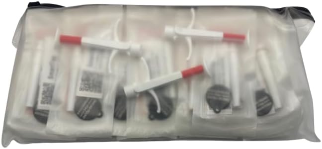 Less Waste Mini ISO Data Microchip Implanter & ID Tag with 90% Less Plastic/Environmentally Greener/Lifetime Pet Recovery Service/Free Registration, 15 Gauge/Reusable Poly-Bag/30 Pack