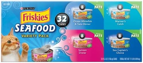 Cat Food Pack, Seafood Variety, 32-Ct. Cans