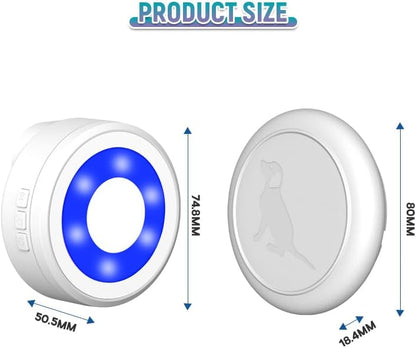 Wireless Dog Door Bell - Dog Bells to Go Outside for Potty Training, Dog Buttons for Communication, 58 Melodies & 4 Volume Pet Doorbell