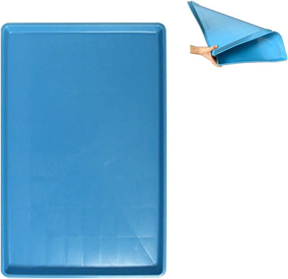 Plastic Bottom for Pet Cages Crates Replacement Tray Dog Crate Avoid Water or Spilling Out Dishwasher Safe Blue 19.5" LX13.2 WX1.0 H