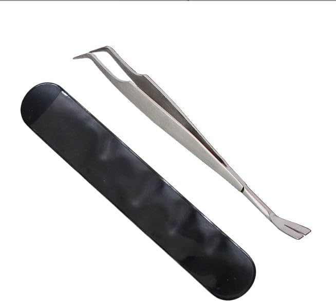 Silver 2 in 1 Tick Removal Tool for Pets,Stainless Steel Professional Tick Tweezers Ticks Remover for Dogs, Cats and Humans,Flea and Tick Control,Tick Remover Tools