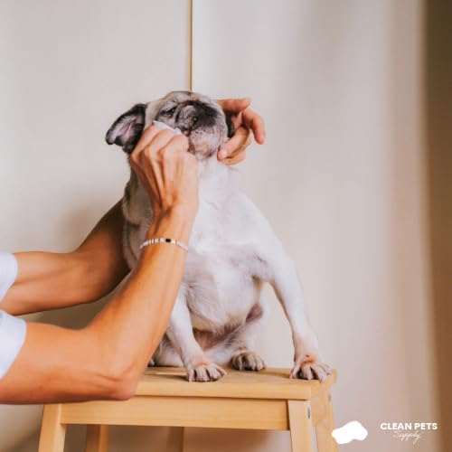 Unscented Pet Cleaning Wipes 80 Count No frangrance, Grooming Wipes for Dogs and Cats