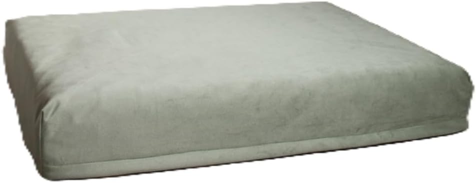 Waterproof Dog Bed Replacement Cover with Zipper Sage Green 47 x 29 Inch