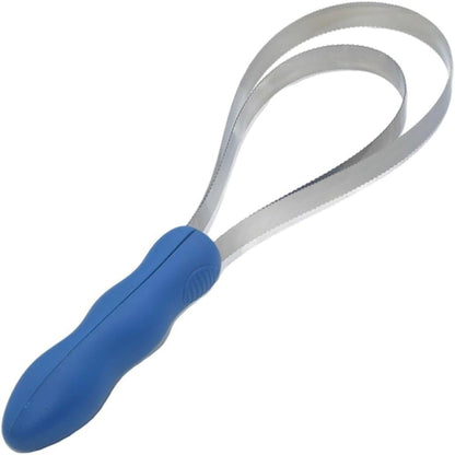 Stainless Steel Curry Comb, Horse Scraper Horse Hair Brush Horse Shedding Grooming Tool for Horses Dogs Goats Donkey Supplies