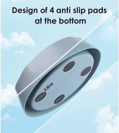 2 in 1 Slow Feed Dog Bowl with Anti-Choking Design, 7.5 Inch Pet Food Dish, Pink, Blue, Green (Pink)