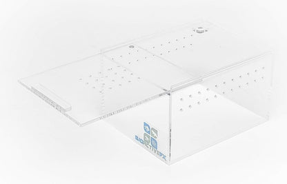 Acrylic Terrarium – Magnetic Mini & Nano Enclosures for Reptiles, Amphibians, Invertebrates, Tarantulas, Scorpions, Frogs, Geckos & Exotic Pets (5 x 4 x 3 inches, 0.26 Gallon)