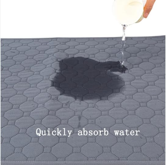 Washable Dog Pet Diaper Mat, Waterproof Reusable Training Pad, Urine Absorbent, 60x45 cm, Car Seat Cover