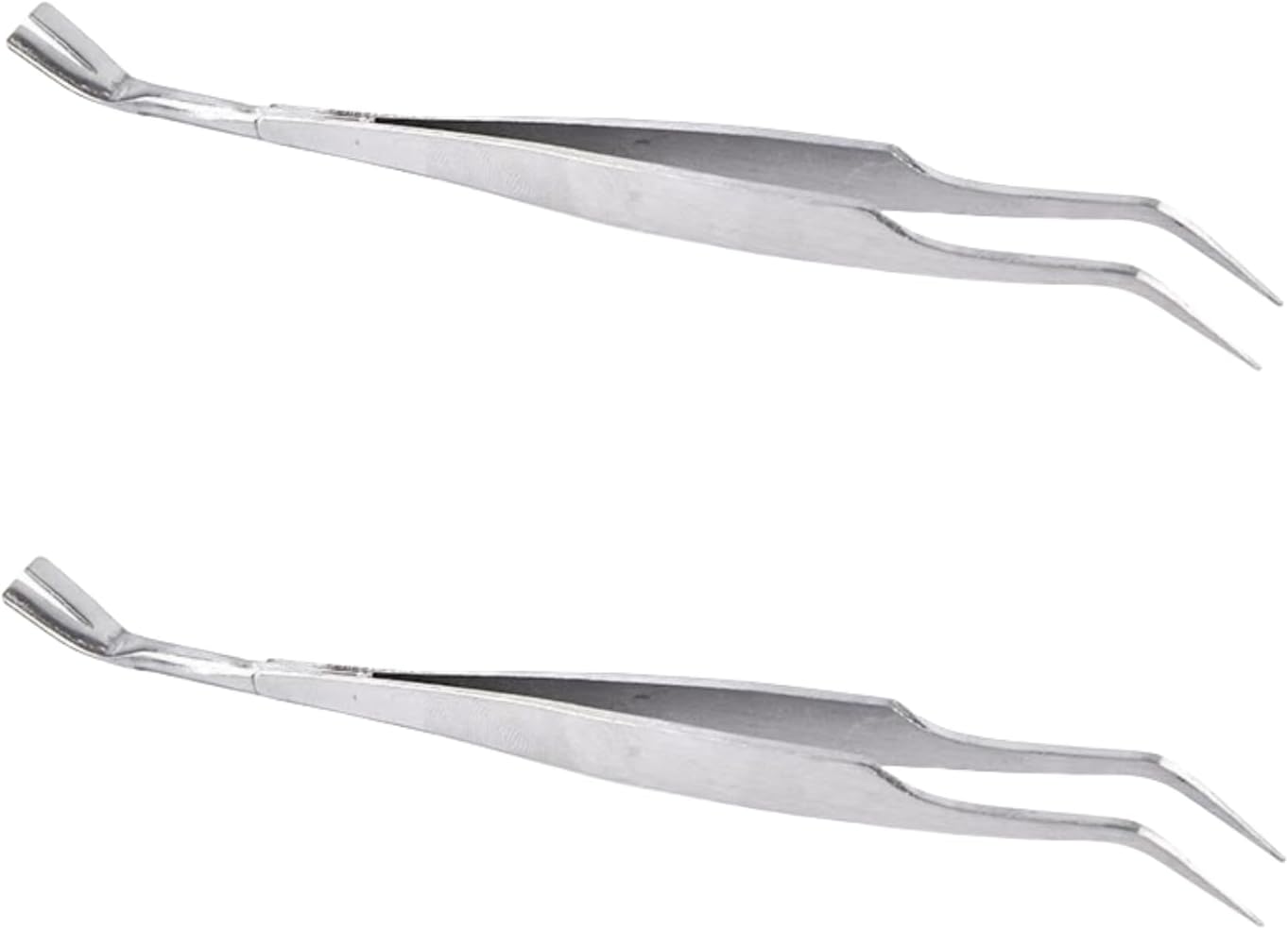 2 Pcs Stainless Steel Tick Tweezers Dual Tipped Tick Remover Tool First Aid Tweezers Tick Killer Tweezer for Human Dogs Cats Tick Remover Tools