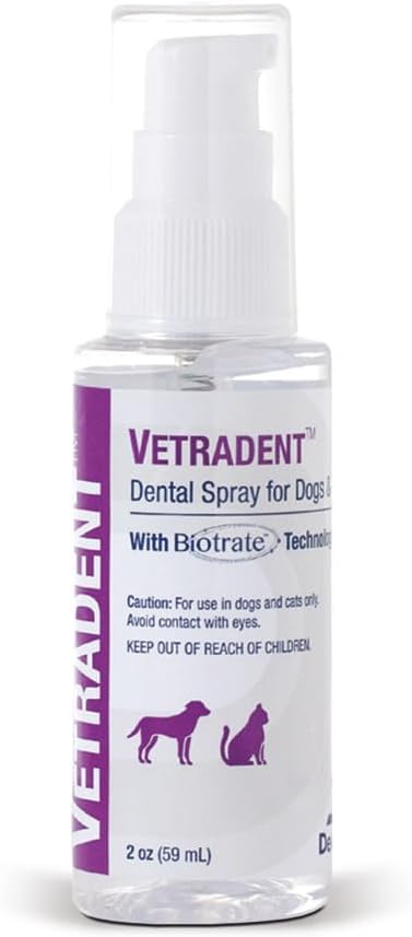 VETRADENT Dental Spray for Dogs and Cats, 2 oz