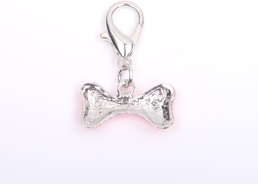 Bling Rhinestones Bone Charm Pendant Jewelry for Pet Dog Cat Puppy Necklace Collar Accessory