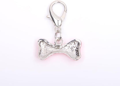 Bling Rhinestones Bone Charm Pendant Jewelry for Pet Dog Cat Puppy Necklace Collar Accessory