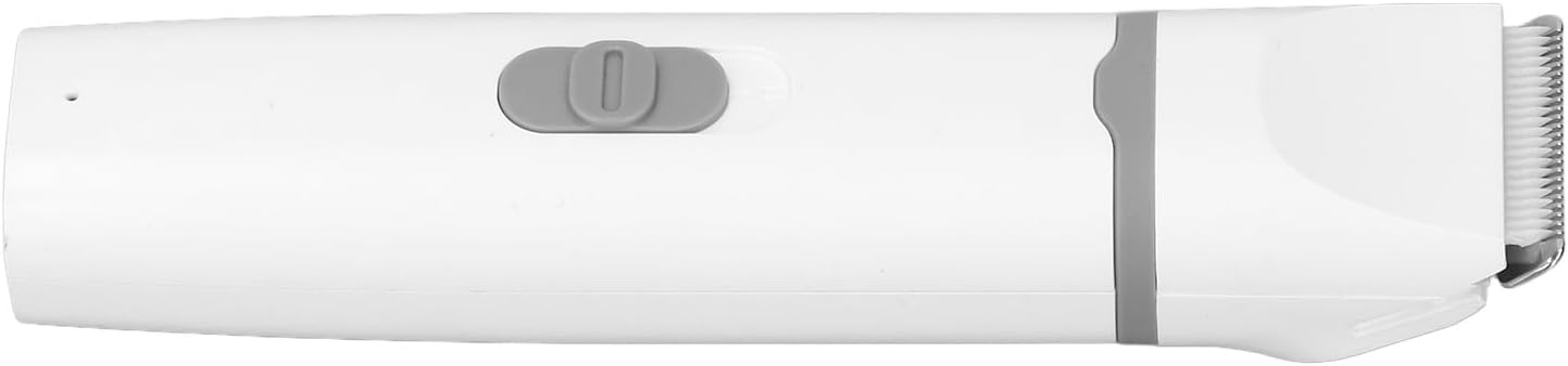 Electric Pet Hair Clipper, Low Noise Rechargeable Grooming Kit, Professional Pet Trimmer for Body Face Ears Eyes Nails, Multifunctional Cordless Clipper with 3 Trimming Heads and 4