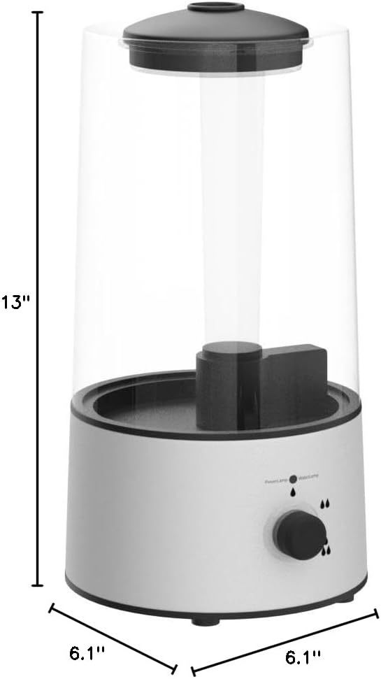 Dreyoo Reptile Humidifier Fogger, 4L Cool Mist Fog Mister with Tube for Tortoise Habitat Chameleon Snake Amphibians, Compatible with All Terrariums, Cages and Enclosures