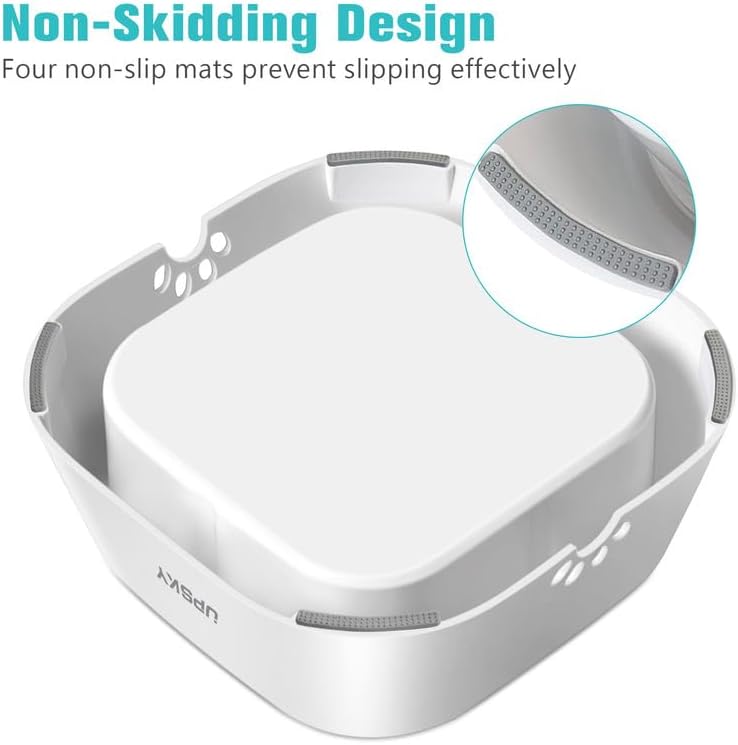 UPSKY No-Spill Pet Water Bowl, Slow Water Feeder, No-Slip Pet Water Dispenser 35oz Feeder Bowl for Dogs and Cats