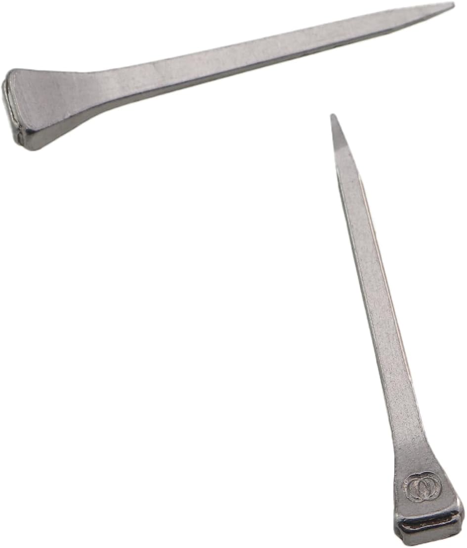 50PCS E3 Horseshoe Nails Low Carbon Steel 45mm Horse Tack Farrier Nails Shoe E Series Horse Training Equestrian Sports Supplies for Securing