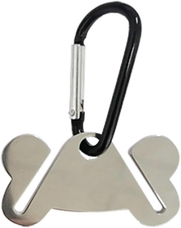 Metal Dog Poop Bag Holder Clip Hands Freely Waste Bag Secure For Outdoor Walking And Running And Practical Dog Poop