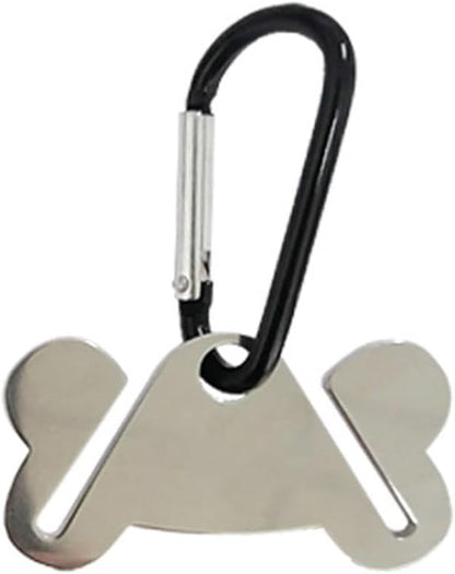 Metal Dog Poop Bag Holder Clip Hands Freely Waste Bag Secure For Outdoor Walking And Running And Practical Dog Poop