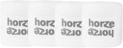 HORZE Embrace Fleece Polo Wraps | Horse, Sheep, Goat Leg Bandages (Set of 4) - White - 10 ft 6 in