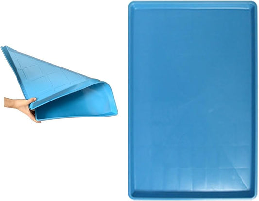 Plastic Bottom for Pet Cages Crates Replacement Tray Dog Crate Avoid Water or Spilling Out Dishwasher Safe Blue 22.8" LX19.3 WX1.0 H