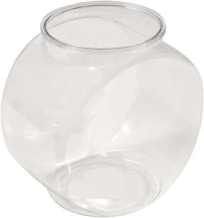 Koller Products 1-Gallon Fish Bowl, Impact-Resistant Plastic
