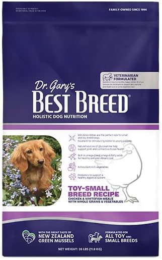 Dr. Gary's Best Breed Small Breed Recipe Made in USA [Natural Dog Food for All Life Stages] - 26lbs.