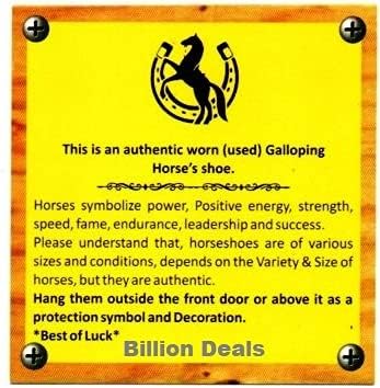 Authentic Certified Used Horseshoe - Good Luck Charm - Rustic - Lucky Gift Feng Shui