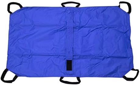 Transport Stretcher for Dogs | Emergency Animal Carrier with Safety Strap | 250 Pound Weight Limit | Pet Stretcher Size: 47 L X 29 W inches Pet Carrier (Blue)