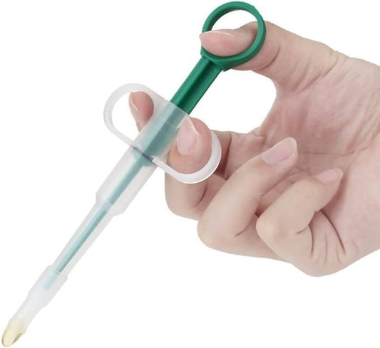 Green Pill Guns for Dogs and Cat, Pet Piller Guns Dog Pill Shooters Cat Tablet Soft Tip Syringes Pet Medicals Feeding Dispenser Tool for Dog Small Animals Nursing Supplies