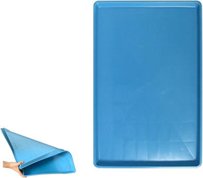 Plastic Bottom for Pet Cages Crates Replacement Tray Dog Crate Avoid Water or Spilling Out Dishwasher Safe Blue 26.4" LX19.3 WX1.2 H