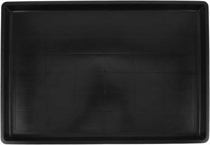 Replacement Dog Crate Pan Thick Plastic Cage Bottom Tray Leakproof Pet Tray for Bird Cage Rabbit Litter Box Indoor Waste Management 19.5X13.4 Inch
