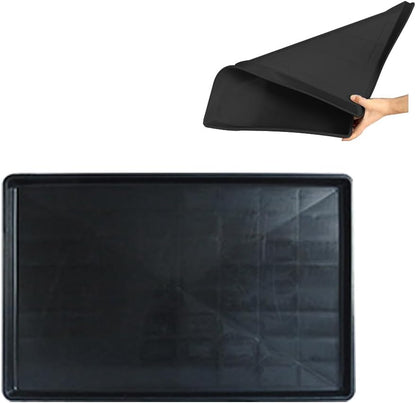 Plastic Bottom for Pet Cages Crates Replacement Tray Dog Crate Avoid Water or Spilling Out Dishwasher Safe Black 22.8" LX16.3 WX1.2 H