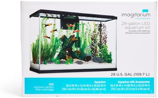 Imagitarium LED Aquarium Kit 30.12" W X 20.82" H 29 Gallons
